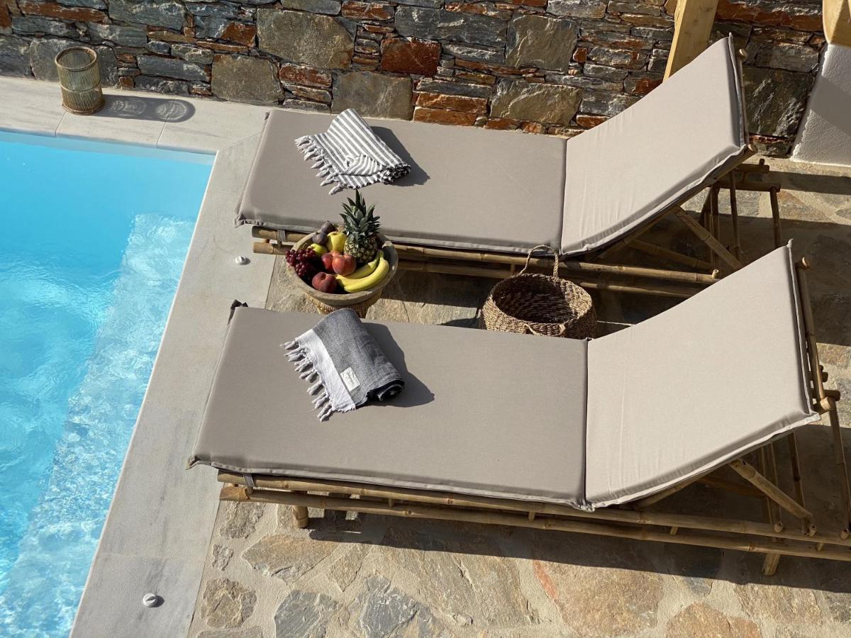 Agia Anna  Villa Ypsilon Naxos - Luxury Holiday House With Amazing Sea View & Private Pool מראה חיצוני תמונה