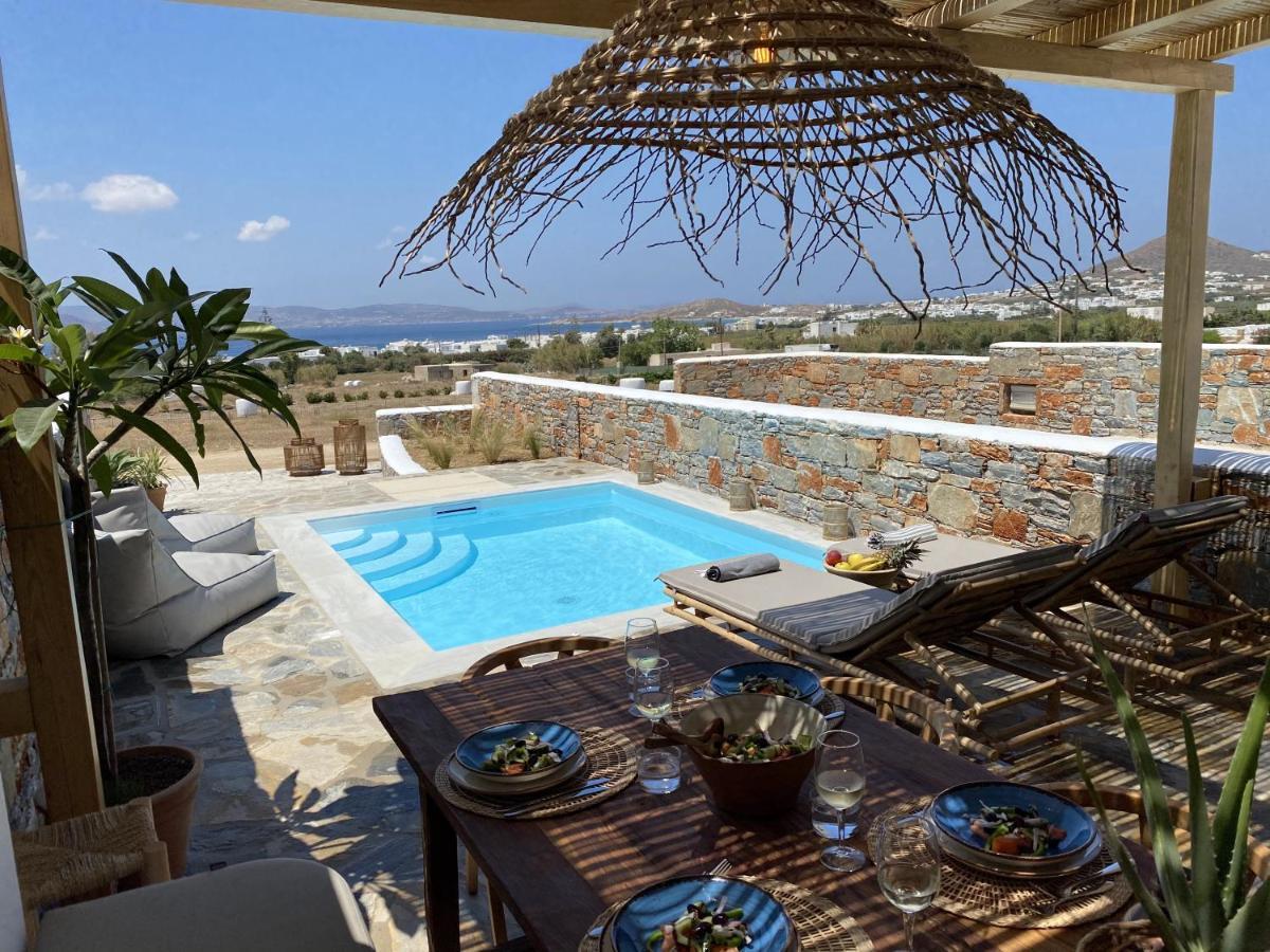 Agia Anna  Villa Ypsilon Naxos - Luxury Holiday House With Amazing Sea View & Private Pool מראה חיצוני תמונה