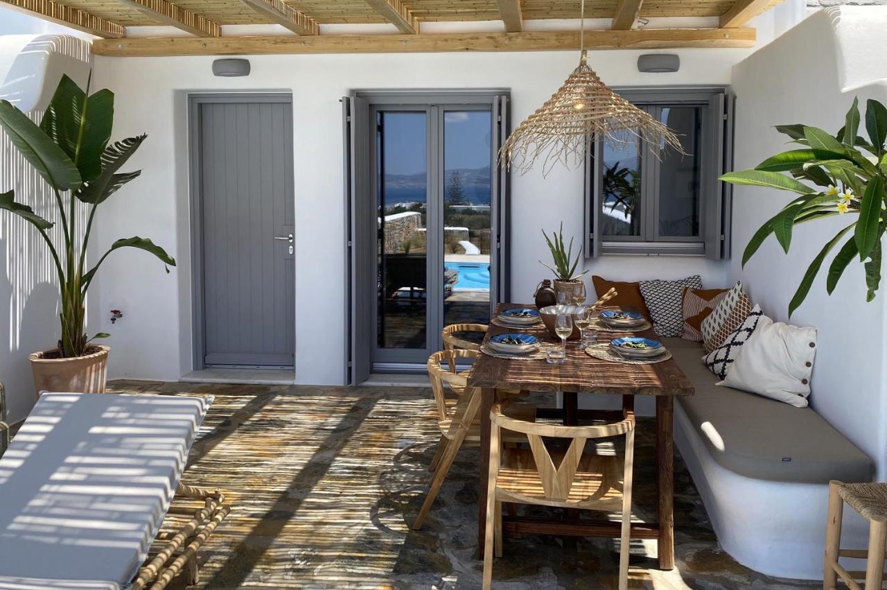 Agia Anna  Villa Ypsilon Naxos - Luxury Holiday House With Amazing Sea View & Private Pool מראה חיצוני תמונה